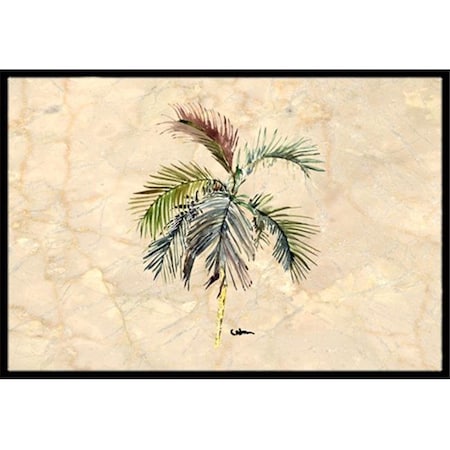 Carolines Treasures Carolines Treasures 8483JMAT 24 x 36 in. Palm Tree Indoor Or Outdoor Mat 8483JMAT